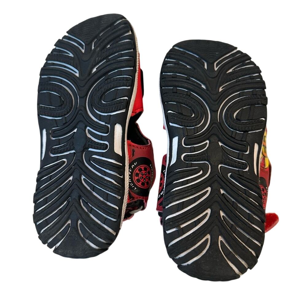 Disney Pixar Cars Red Lightning McQueen Toddler Sandals, Size 8 - Picture 6 of 6